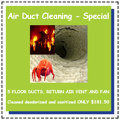 Air Duct Cleaning - Special